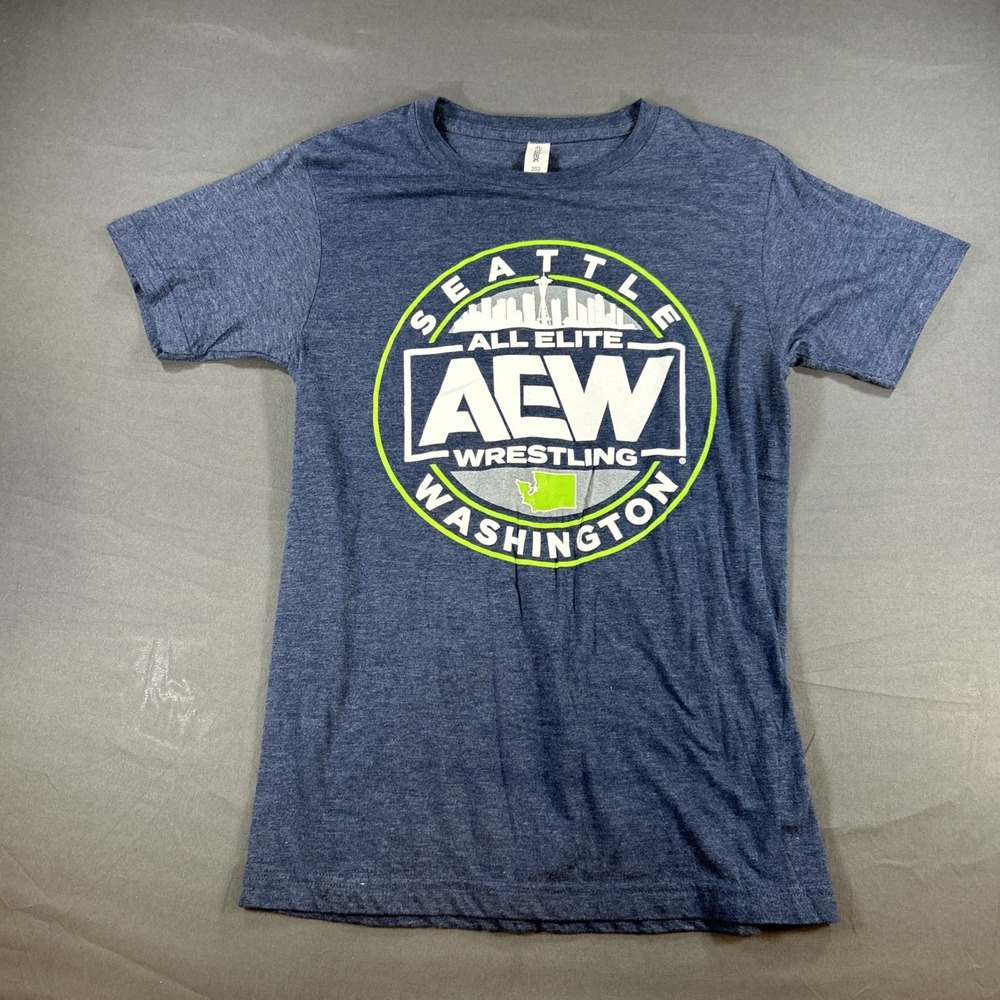 All Elite Wrestling (AEW) graphic youth small Seattle Washington